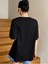 Siyah Oversize T-Shirt Easy Club Baskılı 2