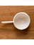 Stoneware Seramik El Yapımı Krem Rengi / Bej Benekli Fincan 3
