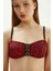 Kırmızı 2038ESBK Straplez Bikini Tk. 3