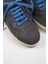 Zeus Erkek Deri El Boyamalı Bağcık Ve Iki Yedek Bağcıklı Gri Sneakers 4