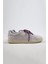 Zeus Erkek Deri El Boyamalı Bağcık Ve Iki Yedek Bağcıklı Beyaz Sneakers 2