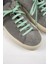 Ares Erkek Deri El Boyamalı Bağcık ve Iki Yedek Bağcıklı Açık Gri Sneakers 4
