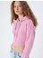 Crop Sweatshirt Fermuarlı Korse Görünümlü Kapüşonlu 2