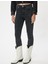 Yüksek Bel Kot Pantolon Skinny Fit Düğmeli Carmen Jeans 3