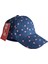 Kitti 4-8 Yaş Kız Çocuk Açık Denim Renk Desenli Yazlık Şapka 2