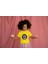 Kız Çocuk Pamuk Gece Yıldızları Baskılı Kısa Kol Tshirt 1