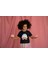 Kız Çocuk Pamuk Gökkuşağı Baskılı Kısa Kol Tshirt 1