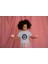 Kız Çocuk Pamuk Gece Yıldızları Baskılı Kısa Kol Tshirt 1