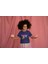 Kız Çocuk Pamuk Happy Girl Baskılı Kısa Kol Tshirt 1