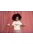 Kız Çocuk Pamuk Happy Girl Baskılı Kısa Kol Tshirt 1