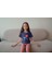 Kız Çocuk Pamuk Gergous Baskılı Kısa Kol Tshirt 3