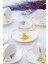 HXF-05176 Miranda Gold 6lı Kahve Fincan Takımı 2