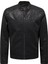 Only & Sons Onsmıke Pu Racer Jacket Otw Vd Noos Erkek Deri Mont ve Ceket 22012339 Black 5