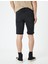 Yırtık Kot Şort Bermuda Slim Fit Katlı Paça Düğmeli 4