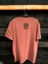 Design - Kırmızı-Kahverengi Keep Growıng Yazılı Çiçekli Kafatası Grafik T-Shirt 2