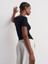 30747 Bisiklet Yaka Basic T-Shirt-Siyah 2