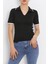 Polo Yaka Fitilli Triko T-Shirt Siyah - 18931.1247. 5