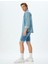 Slim Fit Kot Şort Bermuda Cep Detaylı Pamuklu 1