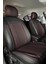 volvo 940 Lüx Full Deri Oto Koltuk Kılıfı Ön Arka Takım (Exclusive) Siyah Kırmızı 1