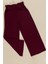 3'lü Baskılı Gömlek Tshirt Pantolon Bordo Takım 4