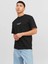 Erkek Bisiklet Yaka T-Shirt-Siyah 1