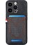 IPhone 15 Için Kılıf Pro Max Kot Cep Tasarım Crad Yuvası Manyetik Araba (Yurt Dışından) 5
