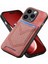 IPhone 15 Için Kılıf Pro Max Kot Cep Tasarım Crad Yuvası Manyetik Araba (Yurt Dışından) 1