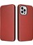 IPhone 14 Için Kılıf Artı Deri Folio Flip Case Manyetik Karbon Fiber (Yurt Dışından) 1