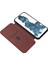IPhone 14 Için Kılıf Artı Deri Folio Flip Case Manyetik Karbon Fiber (Yurt Dışından) 3