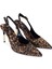 Kadın Vegan Stiletto Ayakkabı 1007 9029 Bn Sndlt Y24 Leopar Tas 2