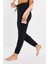 Yoga Dri Fit Fleece 7/8 Joggerin Black Kadın Eşofman Altı Siyah 4