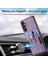 Samsung Galaxy A25 5G(GLOBAL)(161,0 x 76,5 x 8,3mm)Halkalı Kickstand Tpu+Pu Deri Anti-Damla Telefon Kılıfı-Mor (Yurt Dışından) 5