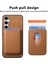 Samsung Galaxy S24+ÇIKARILABILIR Kart Tutuculu Manyetik Telefon Kılıfı-Kahverengi (Yurt Dışından) 5