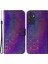 Samsung Galaxy M55 5g Kılıf Göz Kamaştırıcı Çiçek Manyetik Toka Deri Kılıf-Mor (Yurt Dışından) 1