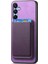 Samsung Galaxy A25 5g (Global) (161.0 x 76.5 x 8.3mm) Kart Çantalı Manyetik Telefon Kılıfı-Mor (Yurt Dışından) 2