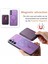 Samsung Galaxy A25 5g (Global) (161.0 x 76.5 x 8.3mm) Kart Çantalı Manyetik Telefon Kılıfı-Mor (Yurt Dışından) 5