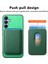 Samsung Galaxy A25 5g (Global) (161.0 x 76.5 x 8.3mm) Kart Çantalı Manyetik Telefon Kılıfı-Yeşil (Yurt Dışından) 4