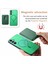 Samsung Galaxy A25 5g (Global) (161.0 x 76.5 x 8.3mm) Kart Çantalı Manyetik Telefon Kılıfı-Yeşil (Yurt Dışından) 5