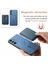 Samsung Galaxy A15 4g/5g Manyetik Kılıf Çıkarılabilir Kart Çantası Deri Arka Kapak-Mavi (Yurt Dışından) 4