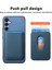 Samsung Galaxy A25 5g (Global) (161.0 x 76.5 x 8.3mm) Kart Çantalı Manyetik Telefon Kılıfı-Mavi (Yurt Dışından) 4