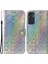 Samsung Galaxy M55 5g Kılıf Göz Kamaştırıcı Çiçek Manyetik Toka Deri Kılıf-Gri (Yurt Dışından) 1