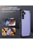 Samsung Galaxy S24 Tpu+Pc Kılıfı Kart Yuvalı Telefon Kapaklı Flip Kickstand-Açık Mor (Yurt Dışından) 5