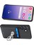 C1-9 Samsung Galaxy S24+KILIF Karbon Fiber Doku Kart Tutucu Telefon Kapağı Katlanır Kickstand-Siyah (Yurt Dışından) 5
