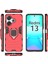 Xiaomi Redmi 13 5g/13 4g Kılıf Armor Pc+Tpu Telefon Kılıfı ve Halkalı Kickstand-Kırmızı (Yurt Dışından) 5