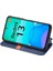 Xiaomi Redmi Için 13 5g/13 4g Kılıf Eşkenar Dörtgen Desen Baskılı Deri Telefon Kapağı Cüzdan Standı Kart Yuvaları-Mavi (Yurt Dışından) 3