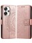 Xiaomi Poco F6 5g Kılıf Baskılı Totem Pu Deri Telefon Kapağı-Gül Altın (Yurt Dışından) 1