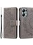 Xiaomi 14T Standlı Kılıf Baskılı Totem Pu Deri Cüzdan Telefon Kapağı-Gri (Yurt Dışından) 1