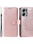 Xiaomi 14T Standlı Kılıf Baskılı Totem Pu Deri Cüzdan Telefon Kapağı-Gül Altın Için (Yurt Dışından) 1