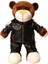 Klasik Motosiklet Ayı Peluş Bebek Teddy Bear Peluş Oyuncak (Yurt Dışından) 1