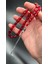 Ateş Kehribar Tesbih Kırmızı Kapsül Model 8X11MM 33 Tane Gümüş Püskül AT0270757.040824 3